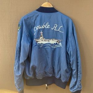 RRL Ralph Lauren baby bomber reversible XL